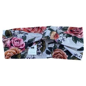 Little & Lively Antique Floral Knot Headband | Toddler sized | EUC